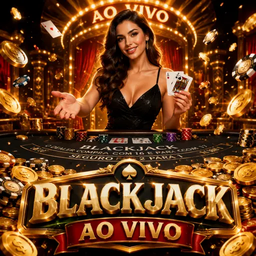 Crupiê distribuindo cartas em uma mesa de blackjack ao vivo com sete assentos
