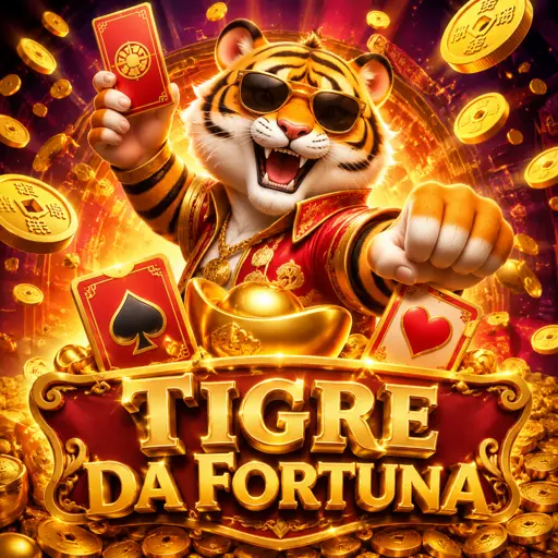 Capa do jogo Fortune Tiger com o tigre dourado